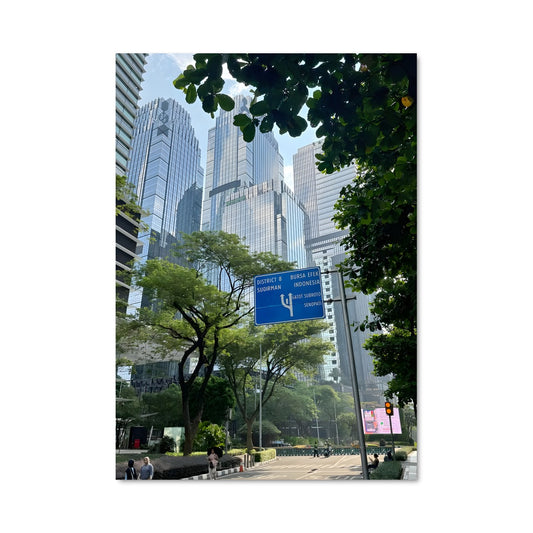 Poster Skyline de Jakarta