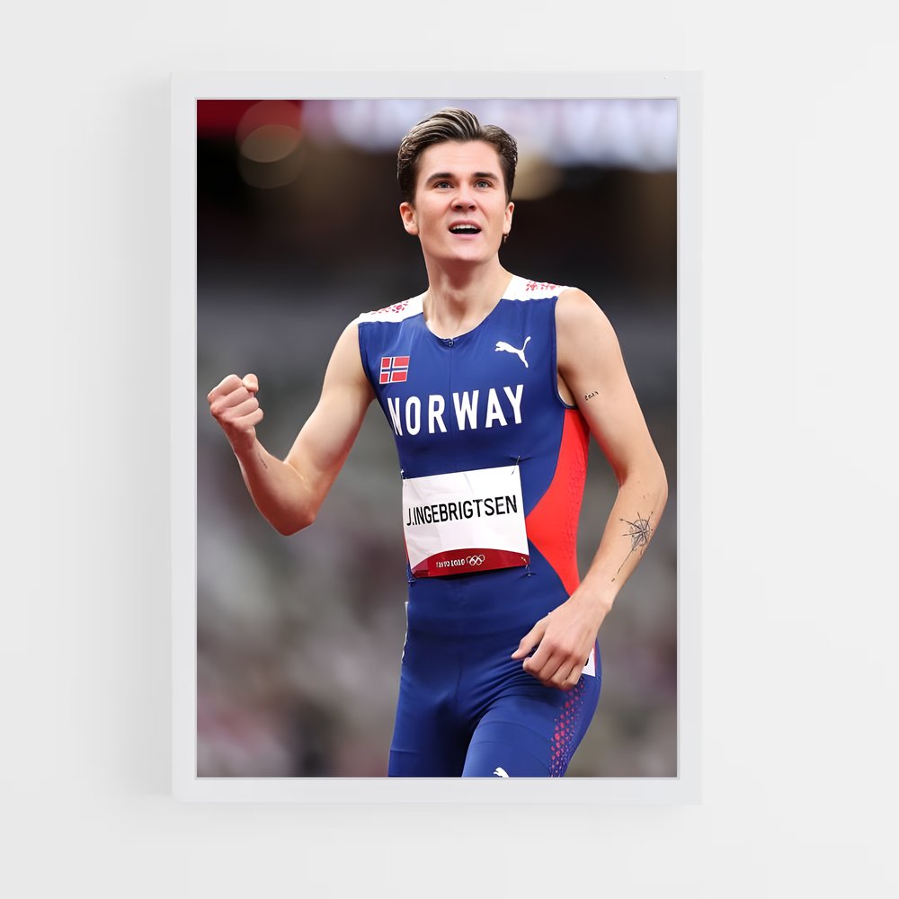 ap-jakob ingebrigtsen-1 cadre Blanc