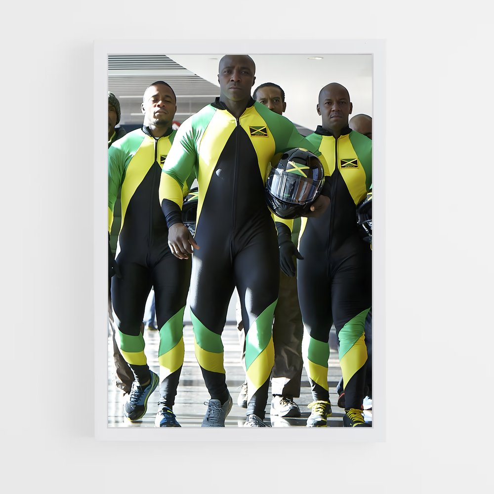 ap-jamaica bobsled team-1 cadre Blanc
