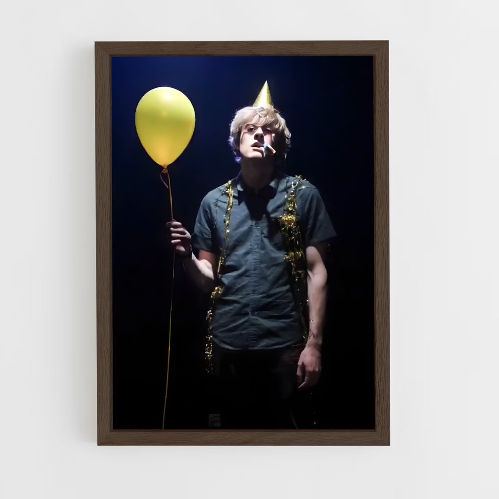 ap-james acaster-2 cadre Bois foncé