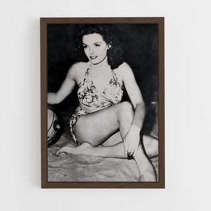 ap-jane russell-3 cadre Bois foncé