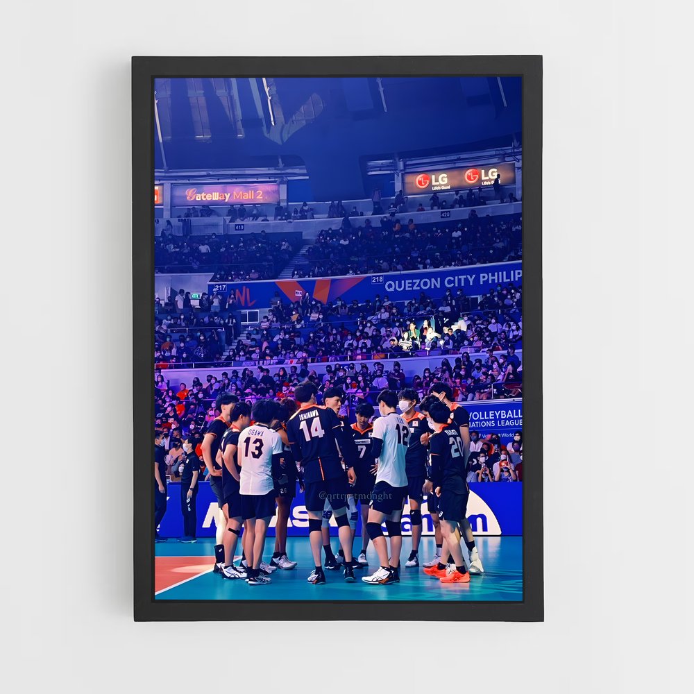ap-japan national volleyball team-5 cadre Noir