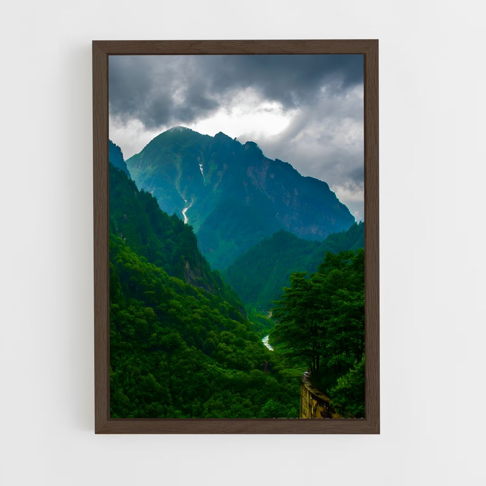 ap-japanese alps-1 cadre Bois foncé