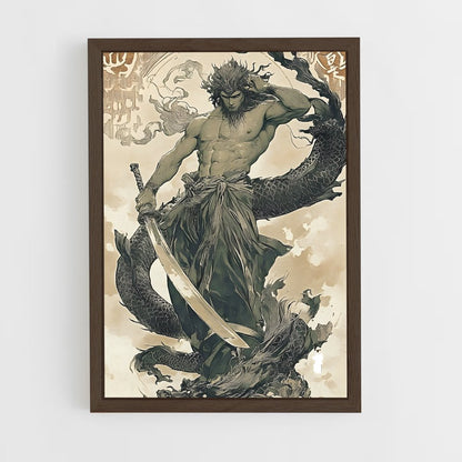 ap-japanese mythology-7 cadre Bois foncé