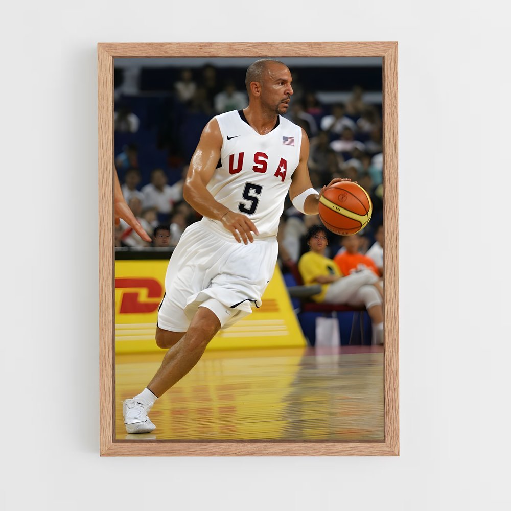 ap-jason kidd-4 cadre Bois clair