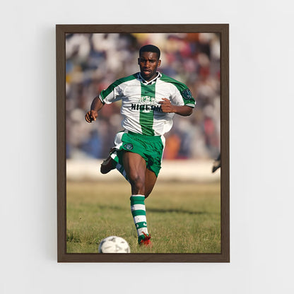 ap-jay-jay okocha-6 cadre Bois foncé