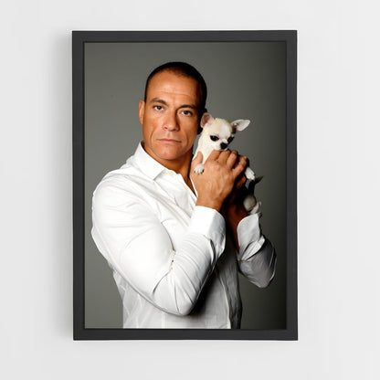 ap-jean-claude van damme-4 cadre Noir
