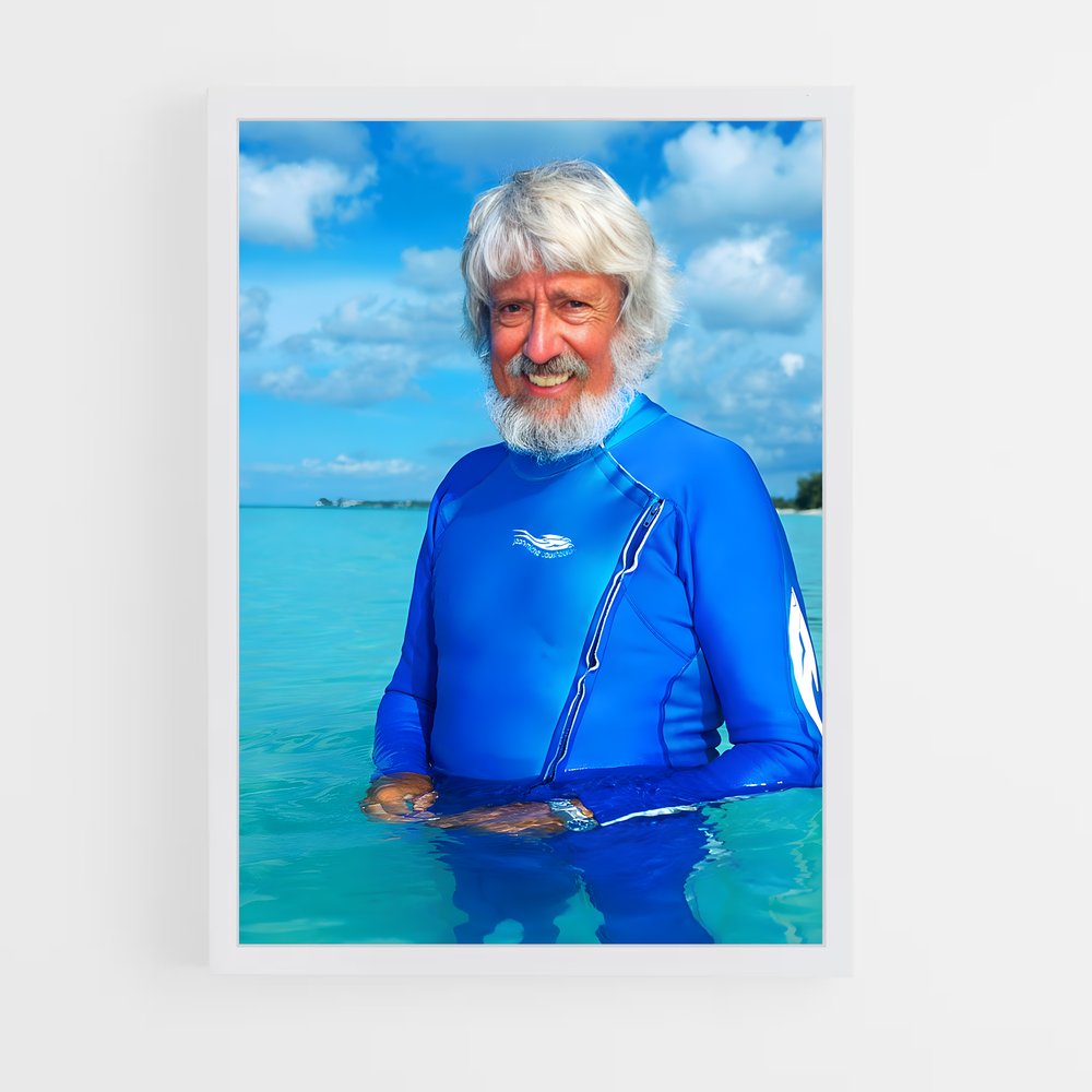 ap-jean-michel cousteau-1 cadre Blanc