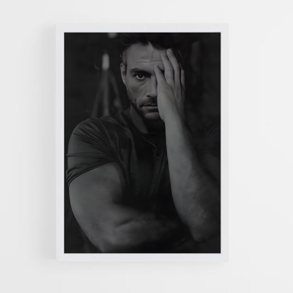 ap-jean claude van damme-2 cadre Blanc