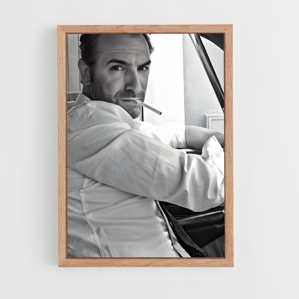 ap-jean dujardin-1 cadre Bois clair