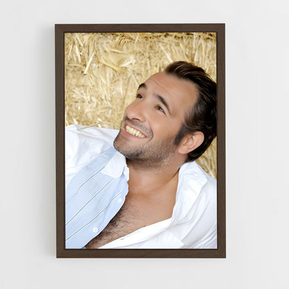 ap-jean dujardin-3 cadre Bois foncé