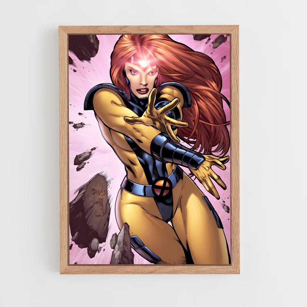 ap-jean grey-4 cadre Bois clair