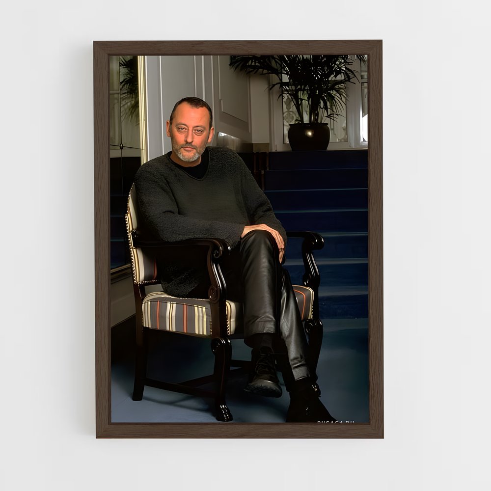 ap-jean reno-7 cadre Bois foncé
