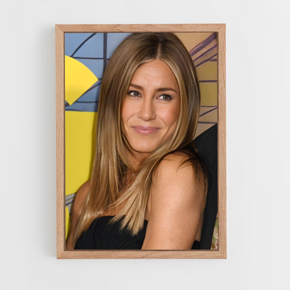 ap-jennifer aniston-3 cadre Bois clair