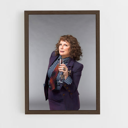 ap-jennifer saunders-6 cadre Bois foncé