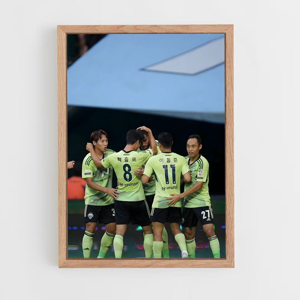 ap-jeonbuk hyundai motors-4 cadre Bois clair