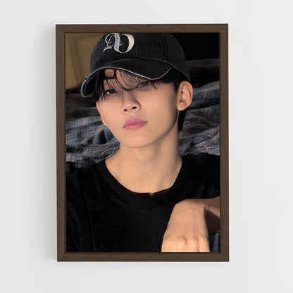ap-jeonghan-7 cadre Bois foncé