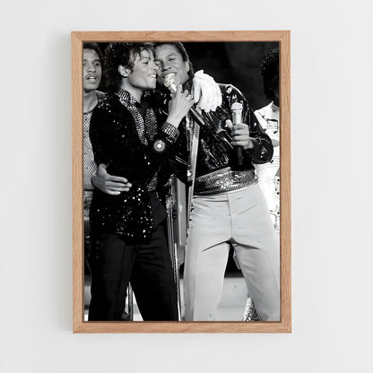 ap-jermaine jackson-2 cadre Bois clair