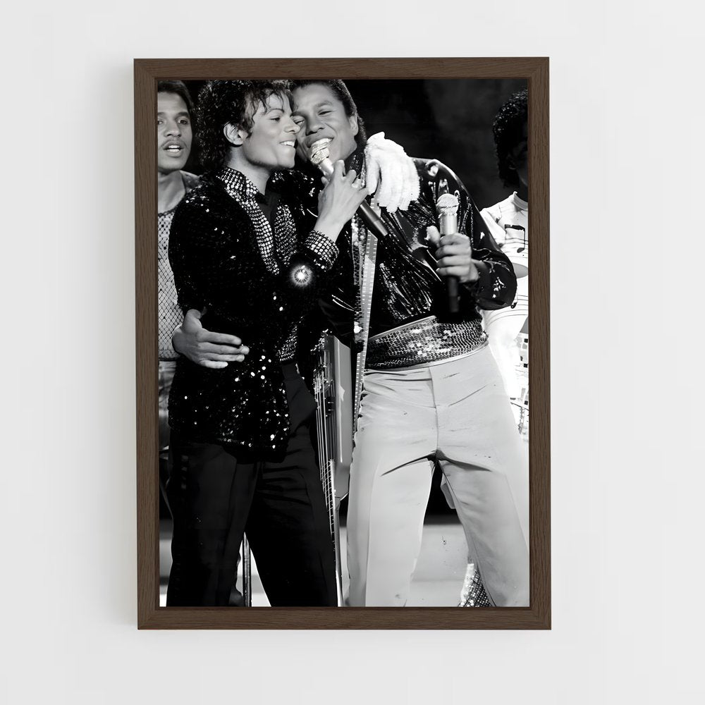 ap-jermaine jackson-2 cadre Bois foncé