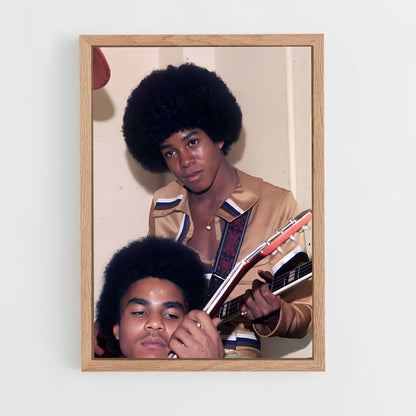 ap-jermaine jackson-4 cadre Bois clair