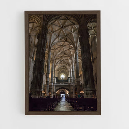 ap-jeronimos monastery-2 cadre Bois foncé