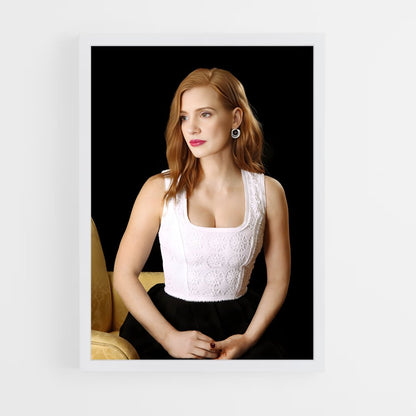 ap-jessica chastain-7 cadre Blanc