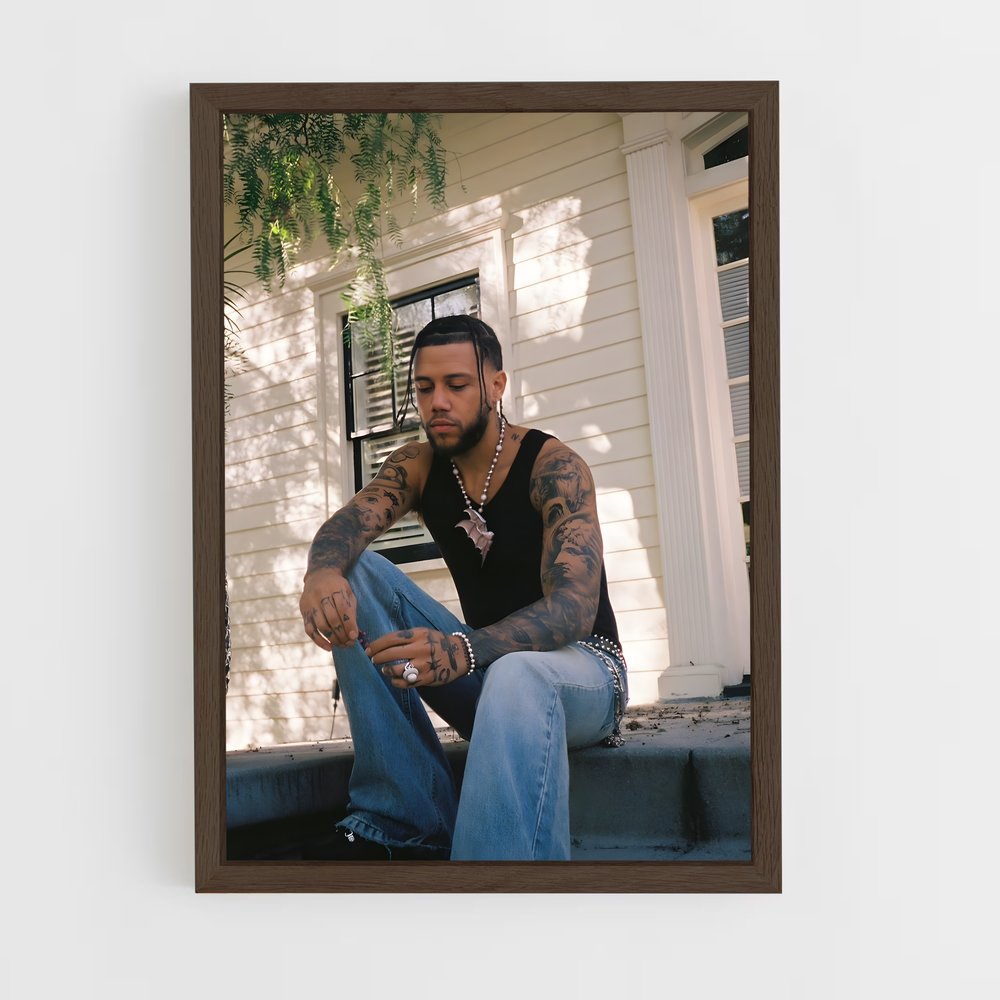 ap-jhay cortez-12 cadre Bois foncé