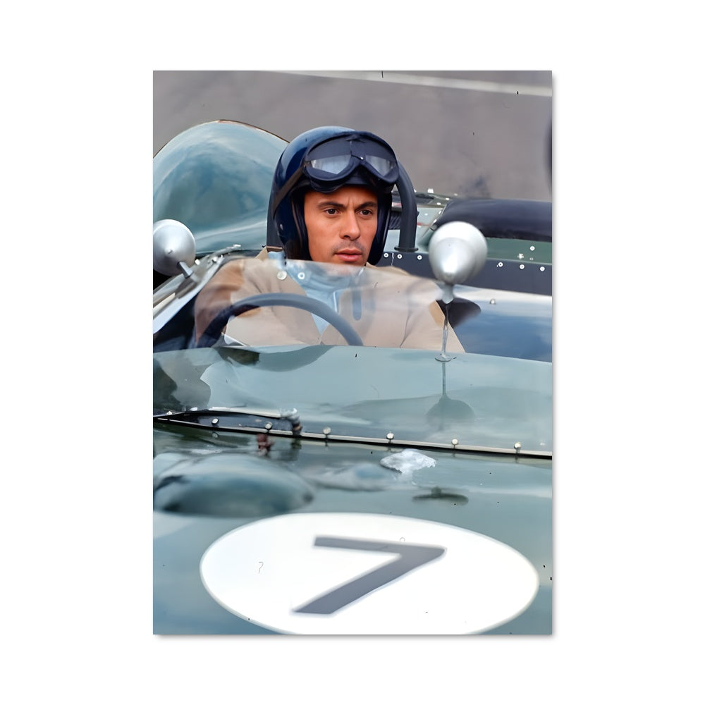 Poster Jim Clark en Action