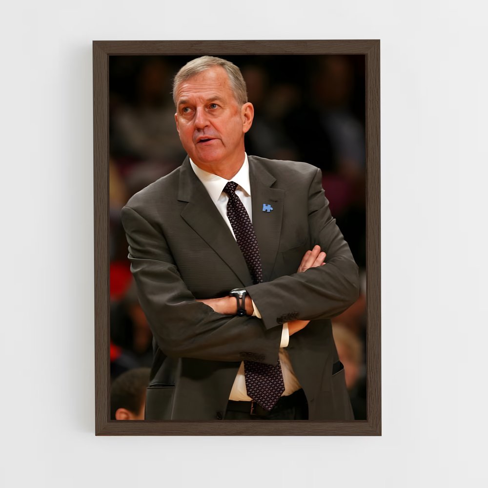 ap-jim calhoun-1 cadre Bois foncé