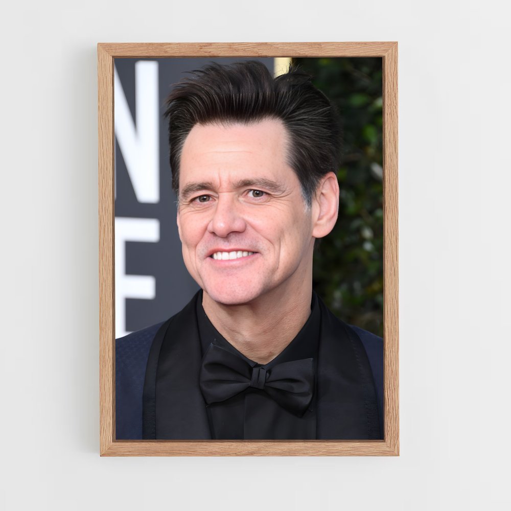 ap-jim carrey-2 cadre Bois clair