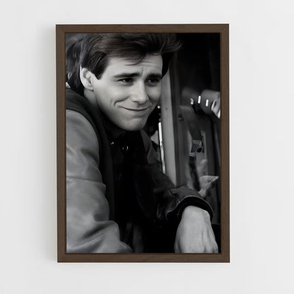 ap-jim carrey-3 cadre Bois foncé