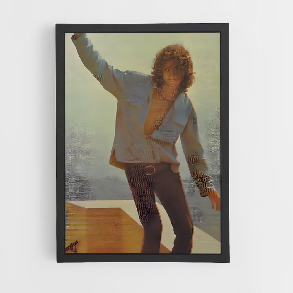 ap-jim morrison-4 cadre Noir