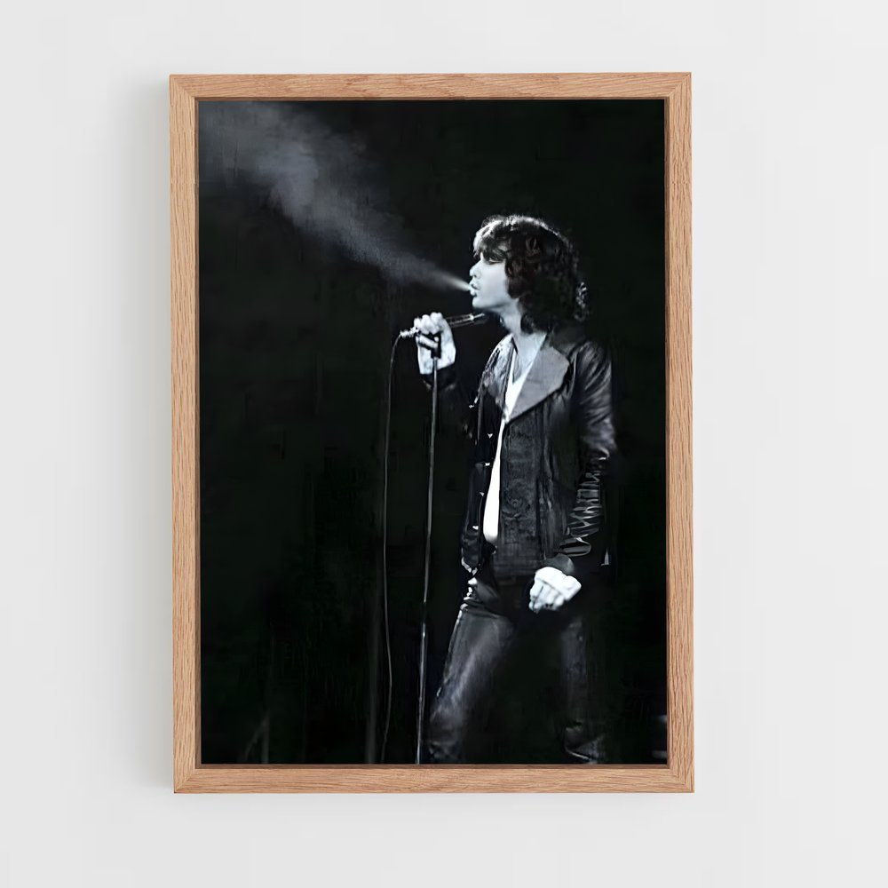 ap-jim morrison-8 cadre Bois clair