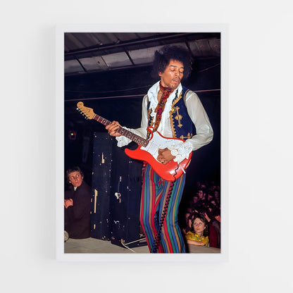 ap-jimi hendrix-8 cadre Blanc