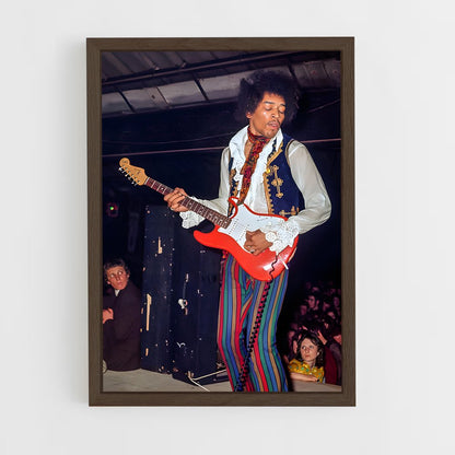 ap-jimi hendrix-8 cadre Bois foncé