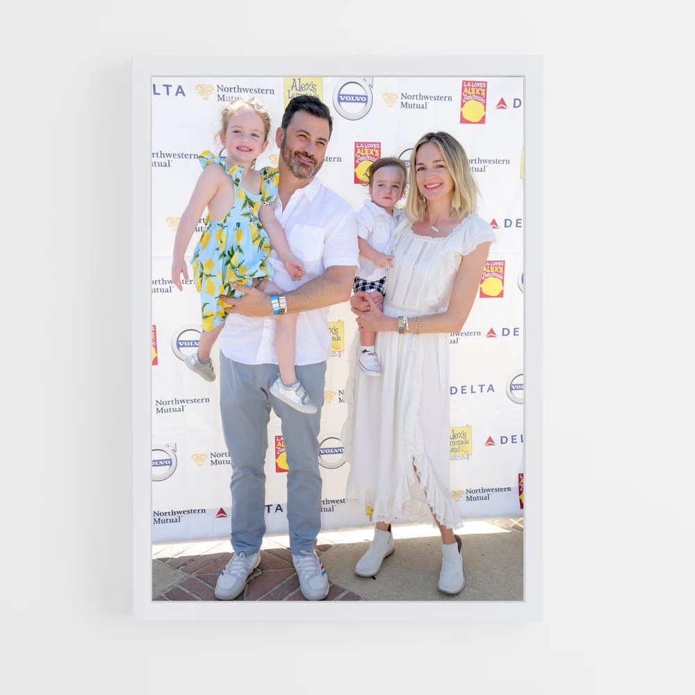 ap-jimmy kimmel-4 cadre Blanc
