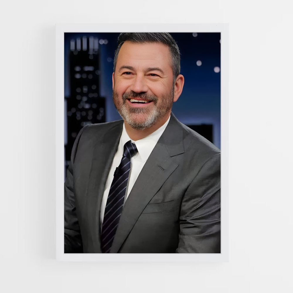 ap-jimmy kimmel-6 cadre Blanc