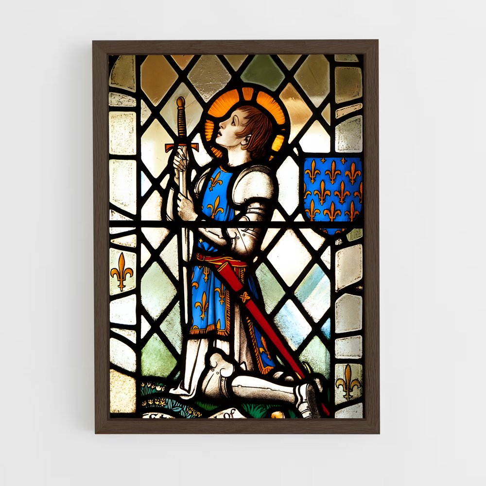 ap-joan of arc-12 cadre Bois foncé
