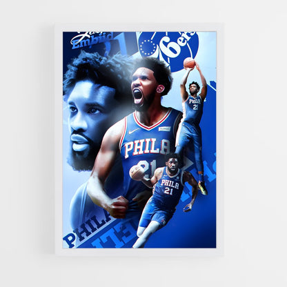 ap-joel embiid-6 cadre Blanc
