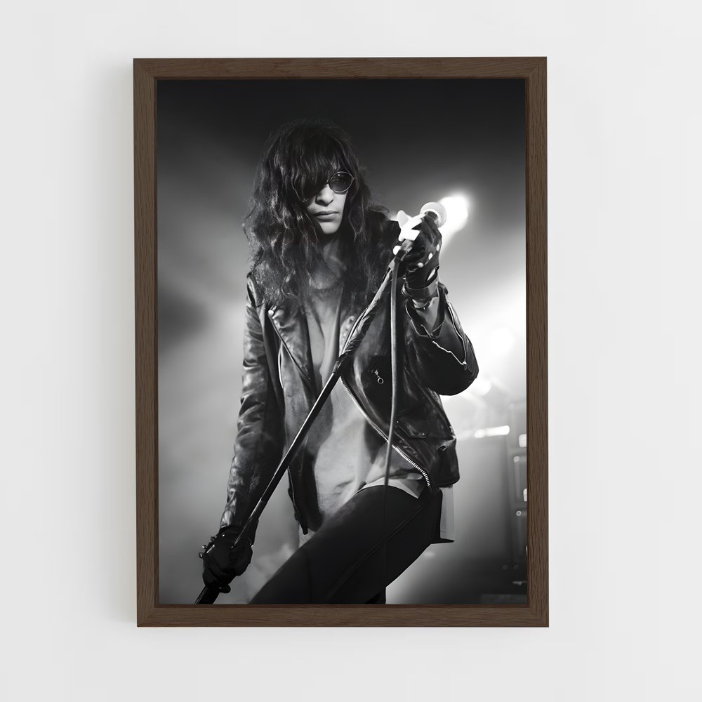 ap-joey ramone-2 cadre Bois foncé