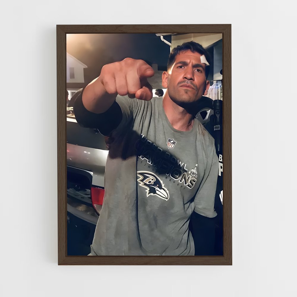ap-john bernthal-1 cadre Bois foncé