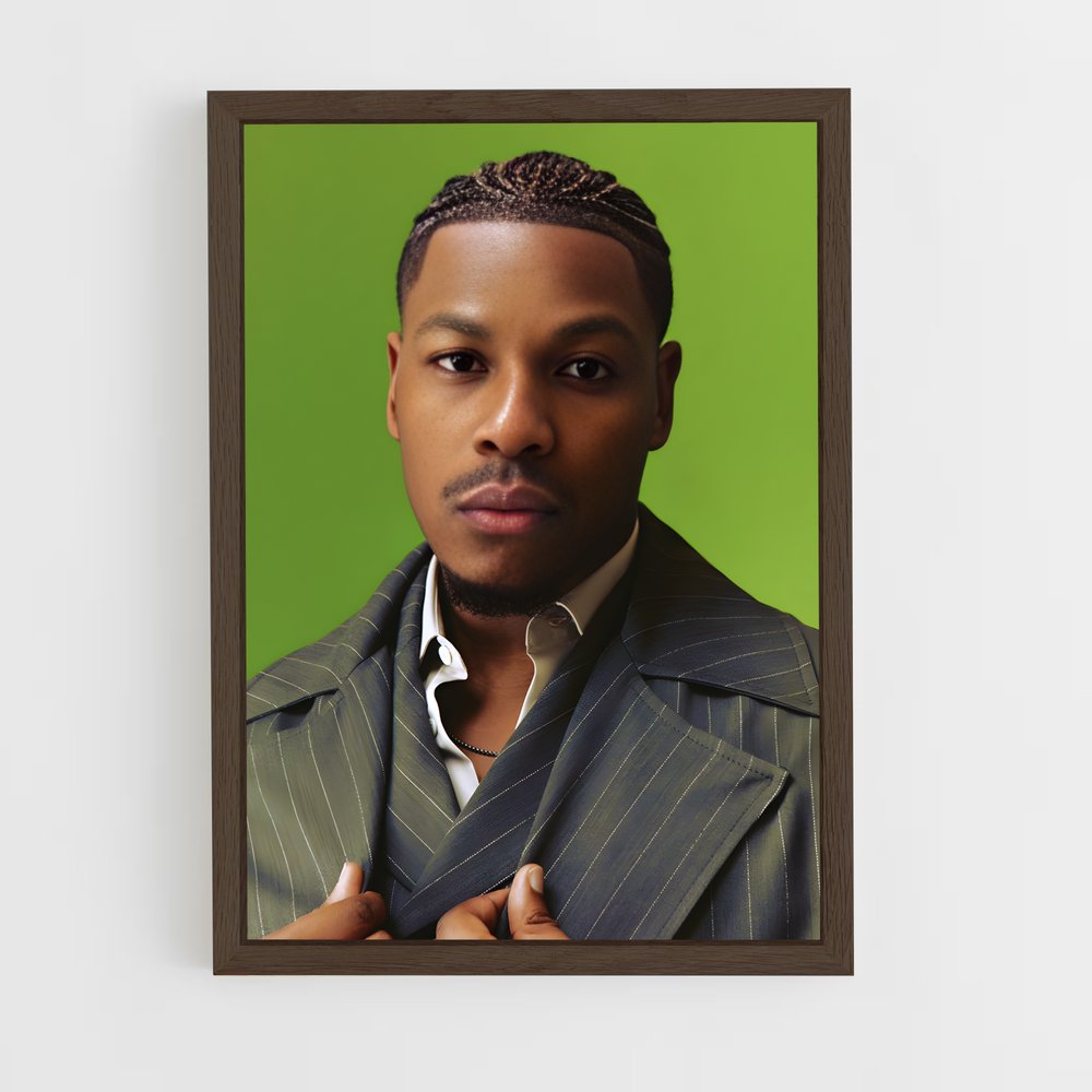 ap-john boyega-2 cadre Bois foncé