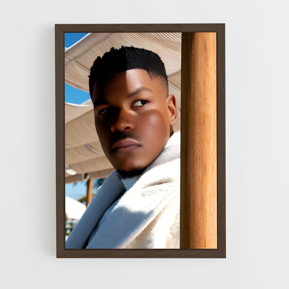 ap-john boyega-5 cadre Bois foncé