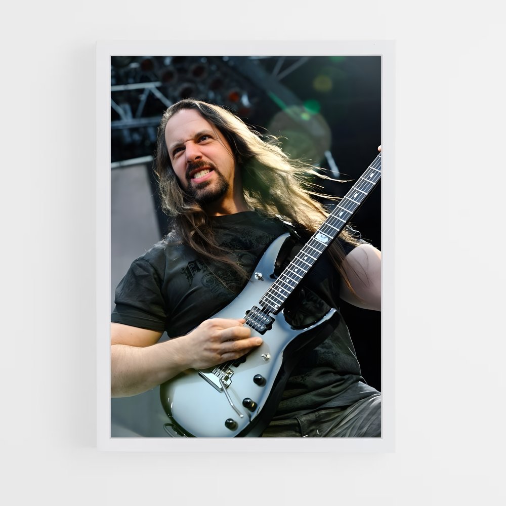 ap-john petrucci-5 cadre Blanc