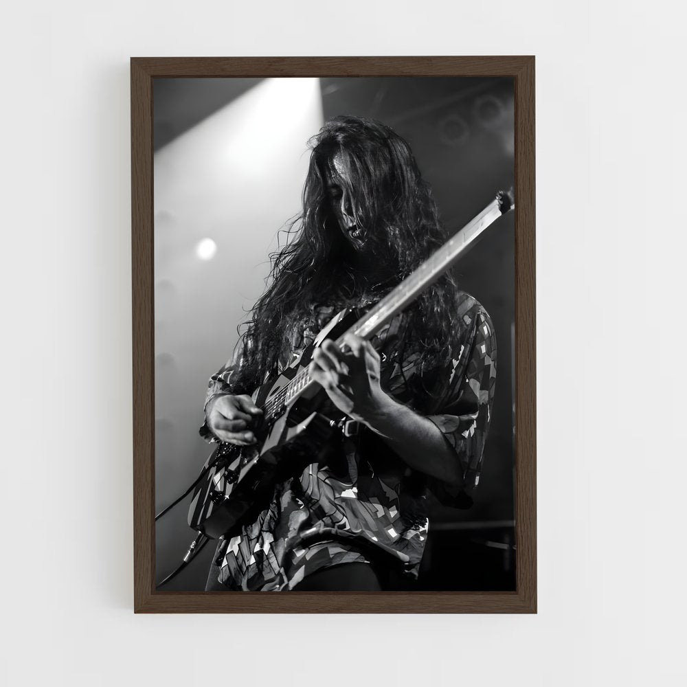ap-john petrucci-9 cadre Bois foncé