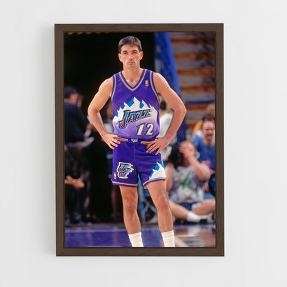 ap-john stockton-1 cadre Bois foncé