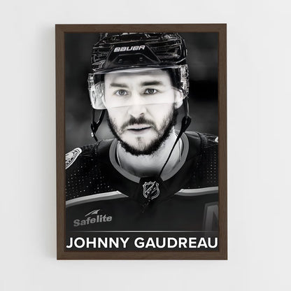 ap-johnny gaudreau-2 cadre Bois foncé