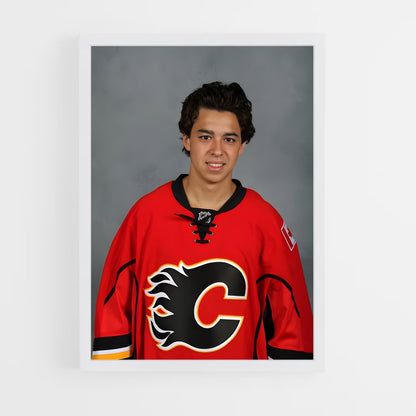 ap-johnny gaudreau-4 cadre Blanc