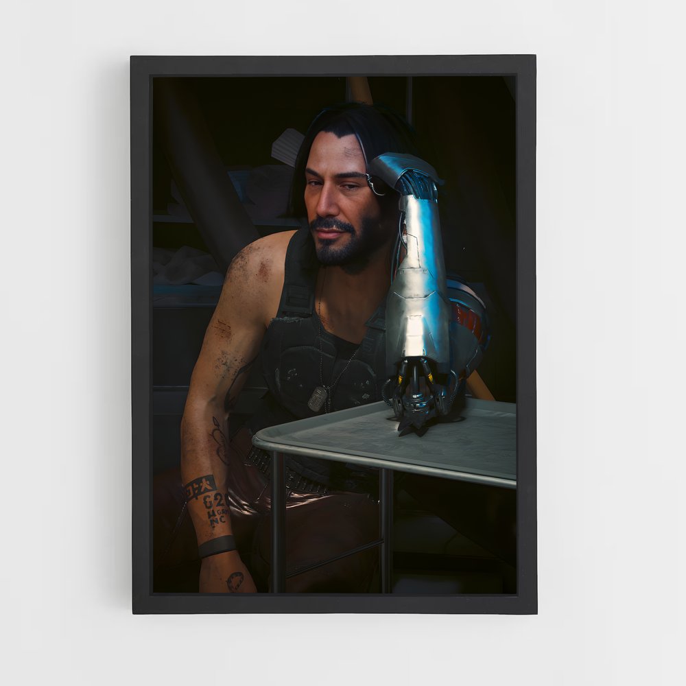 ap-johnny silverhand-2 cadre Noir