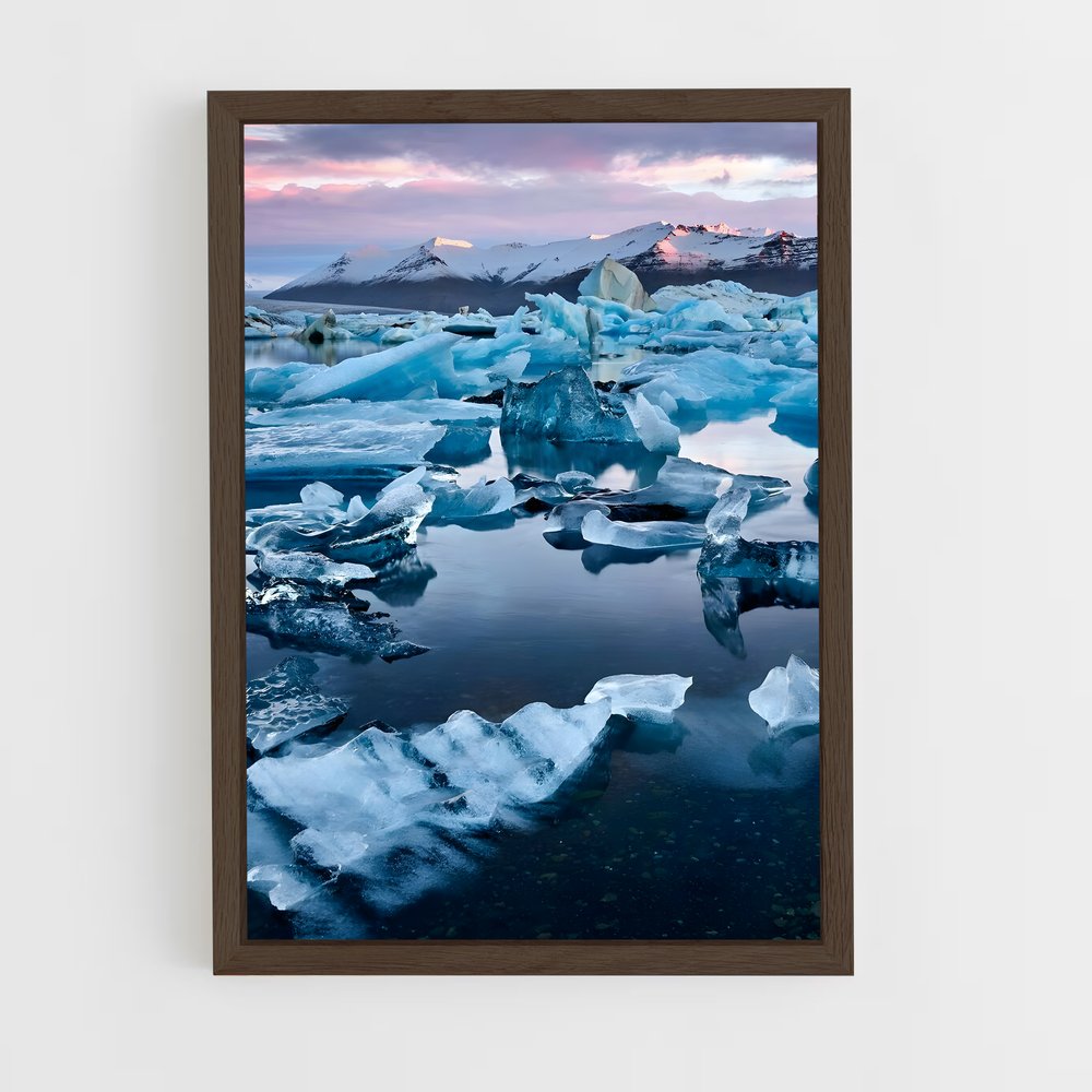 ap-jokulsarlon-1 cadre Bois foncé